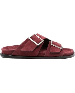Alohas Alba Suede Sandals - Purple