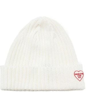 Undercover X Kijima Takayuki Logo-Patch Beanie - White