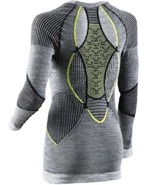 X Bionic Top de compresión de manga larga - Gris
