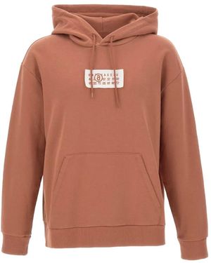 MM6 by Maison Margiela Hoodie À Patch Logo - Orange