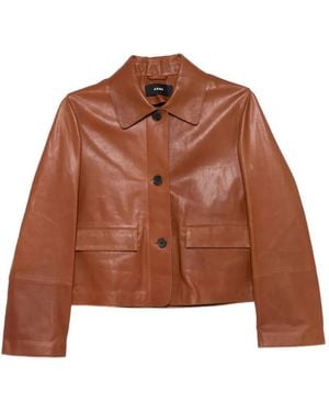 Arma Leather Jacket - Brown