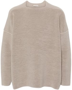 Fear Of God Ottoman Wool Ribbed Jumper - Natural