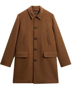 Woolrich Cappotto Doppiopetto - Marrone