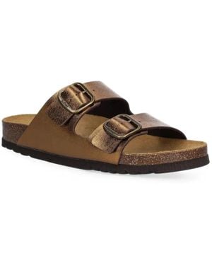 Scholl Josephine Flat Sandals - Brown