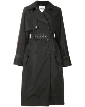 KENZO Oversized Trench Coat - Nero