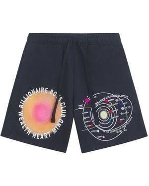 BBCICECREAM Aura Graphic-Print Shorts - Blue