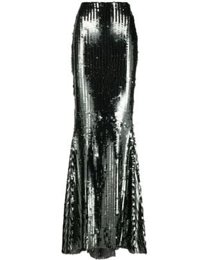 Taller Marmo Sequinned Maxi Skirt - Black