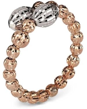 Desmo Anillo Crystal Con Dos Elementos - Blanco