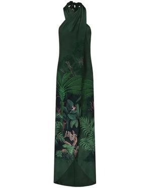 Johanna Ortiz Silent Water Floral-Pattern Top - Green