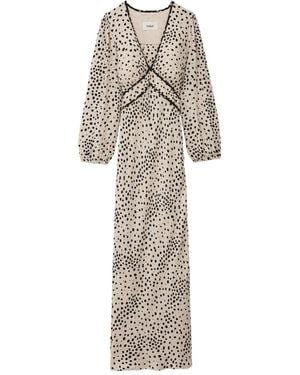 Ba&sh Vestido largo Derby - Blanco