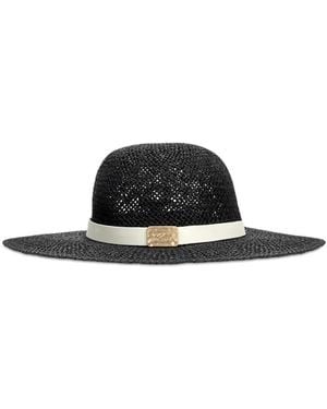 KARL LAGERFELD K/Signature Crochet Hat - White