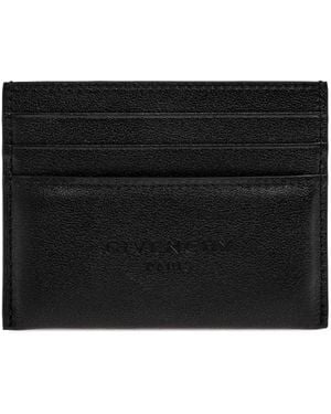 Givenchy Logo-Detail Leather Card Holder - Black