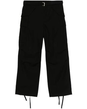 Sacai Belted Cargo Trousers - Black