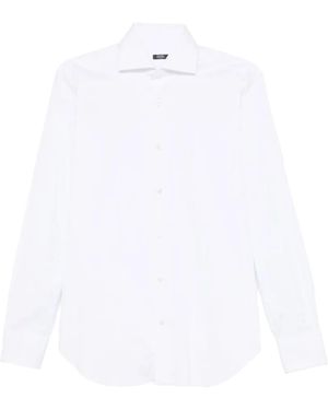 Barba Napoli Cotton Shirt - White