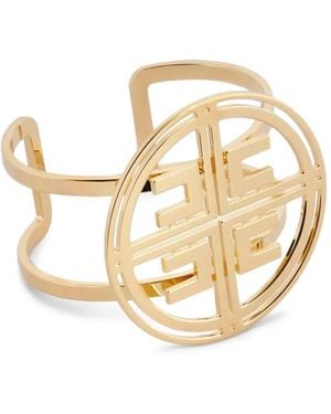 Elisabetta Franchi Golden Metal Bracelet - Metallic