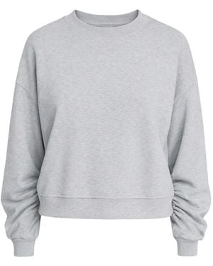 AG Jeans Bogota Long-Sleeved Crewneck Cotton Sweatshirt - Grey