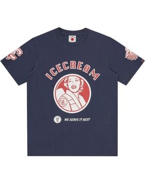 ICECREAM Camiseta con estampado gráfico - Azul