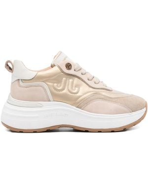 Janet & Janet ロゴ スニーカー - ホワイト