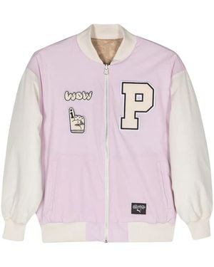 PUMA X Sophia Chang Reversible Bomber Jacket - Pink