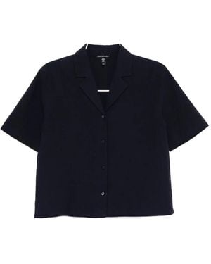 Eileen Fisher Notch collar shirt - Blau