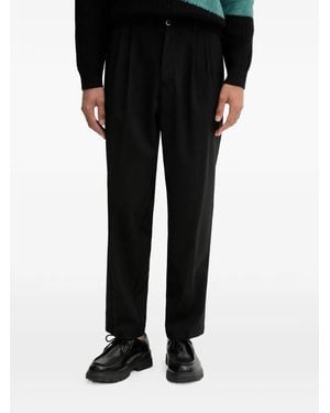 Barena Pantalon À Design Plissé - Black