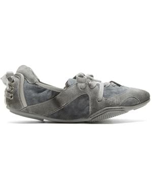 Acne Studios Lace-Up Suede Shoes - Grey