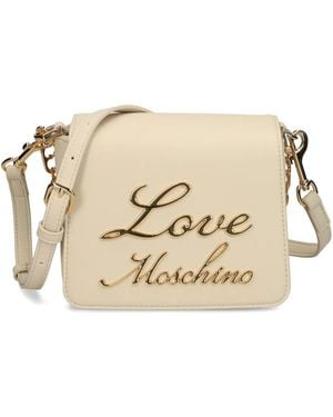 Love Moschino Smart Daily Crossbody Bag - Natural