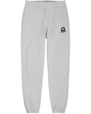 Sandbanks Logo-Patch Track Trousers - Grey