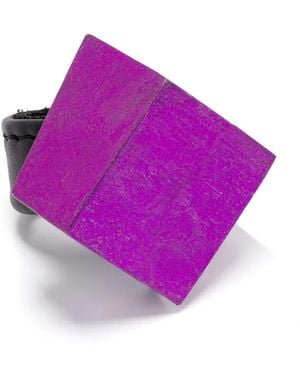 Monies Logo-Engraved Ring - Purple