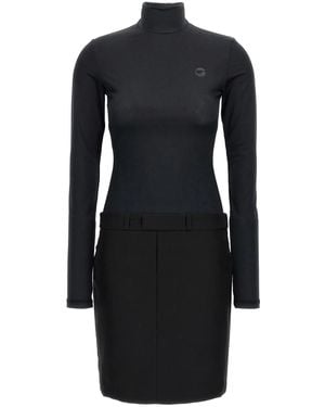 Coperni Hybrid Tailored Dress - Black