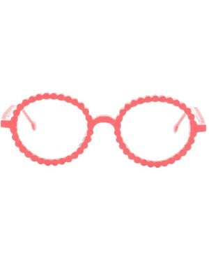 L.A. EYEWORKS Gafas Con Montura Redonda - Rosa