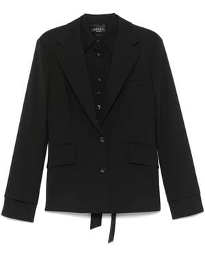 A.W.A.K.E. MODE Single-Breasted Blazer - Black