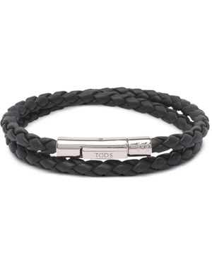 Tod's Bracelet With Logo - Black