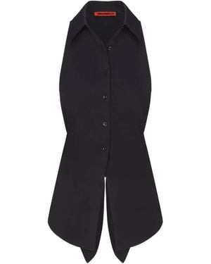 Simon Miller Loch Button-Up Top - Black