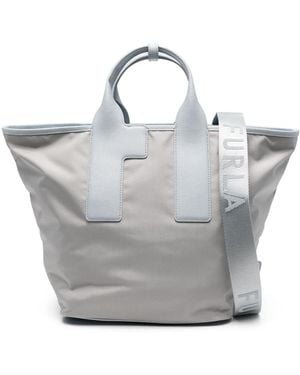 Furla Piuma ハンドバッグ L - グレー