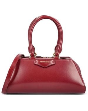 Givenchy Mini Antigona East-West Tote Bag - Red
