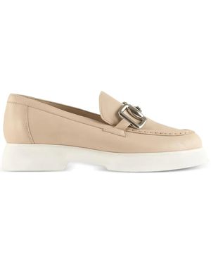 Högl Max Horsebit-Embellished Loafers - Natural
