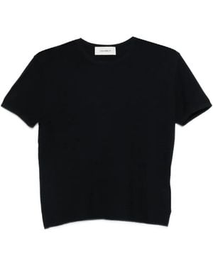 Lisa Yang T-Shirt En Maille The Ira À Manches Courtes - Black