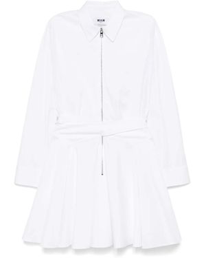 MSGM Abito ドレス - ホワイト