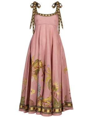 ALÉMAIS Zurie Midi Dress - Pink