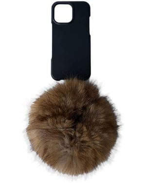 Balenciaga Logo-Embossed Iphone 16 Pro Max Case - Brown