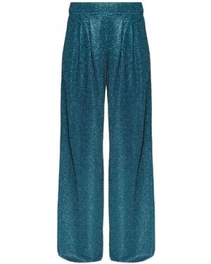 Oséree Lumiere Tailored Long Trousers - Blue