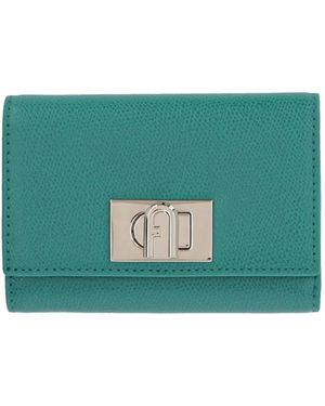 Furla Leather Wallet - グリーン