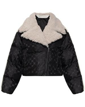 Palm Angels Winter Jackets - Black