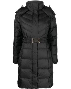Twinset Piumino Con Cappuccio - Nero