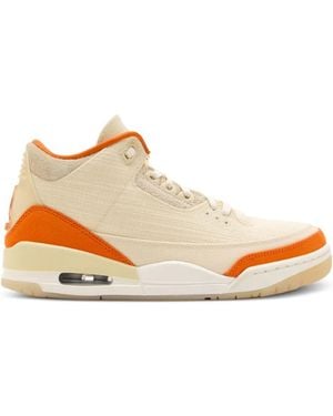 Nike Air Jordan 3 High-Top Trainers - Orange