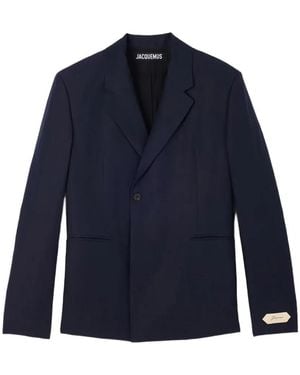 Jacquemus Melo Single-Breasted Jacket - Blue