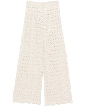 MC2 Saint Barth Inez Sequin-Embellished Pants - White