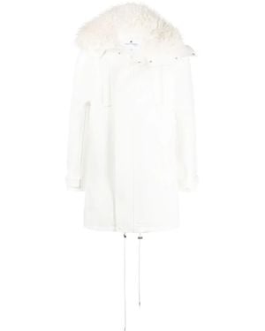 Courreges エコファートリム コート - ホワイト