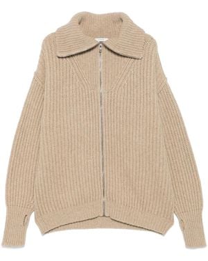 Lemaire リブニット カーディガン - ナチュラル